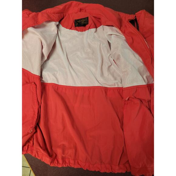 Vtg Eddie Bauer Windbreaker Size Small Pink Vented Full Zip Long Sleeve Outdoors - Picture 14 of 16